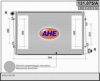 AHE 131.075/A Radiator, engine cooling